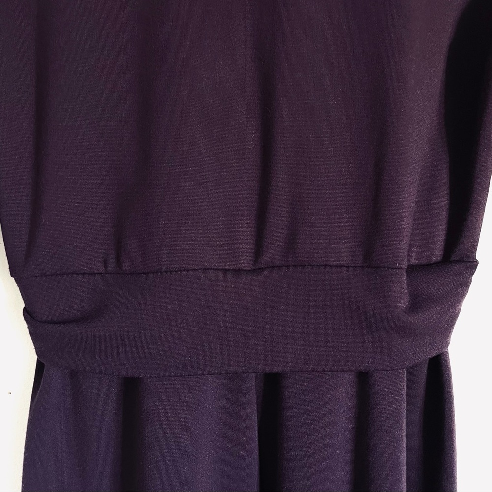 Lands' End Ponte Faux Wrap Mini Dress Size S (6 - 8) EUC - Picture 10 of 12